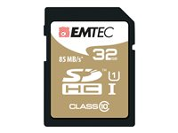 EMTEC Gold+ - flash-minneskort - 32 GB - SDHC ECMSD32GHC10GP