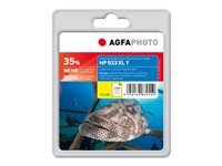 AgfaPhoto - 135% - gul - kompatibel - bläckpatron (alternativ för: HP 933XL, HP CN056AE) APHP933YXL