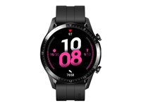 Huawei Watch GT 2 Sport - svart rostfritt stål - smart klocka med rem - matt svart 55024474