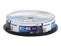 Philips BE2S2B10F - BD-RE x 10 - 25 GB - lagringsmedier BE2S2B10F/00