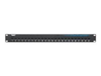 Black Box Feed-Through patch-panel - 1U - 19" JPM818A