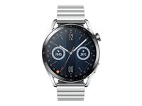 Huawei Watch GT 3 Elite Edition - rostfritt stål i silver - smart klocka med rem - 4 GB 55026957