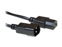 MicroConnect - förlängningskabel för ström - IEC 60320 C14 till power IEC 60320 C13 - 10 m PE0406100