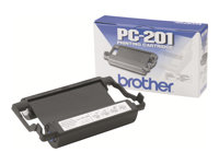 Brother PC201 - 1 - svart - färgband PC-201