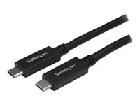 StarTech.com USB-C till USB-C-kabel - M/M - 1m - USB 3.0 (5Gbps) - USB typ C-kabel - 24 pin USB-C till 24 pin USB-C - 1 m USB315CC1M