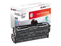 AgfaPhoto - 2-pack - svart - kompatibel - återanvänd - tonerkassett (alternativ för: HP 128A, HP CE320A, HP CE320AD) APTHP320ADUOE