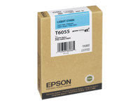 Epson T6055 - ljus cyan - original - bläckpatron C13T605500