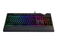 ASUS ROG Strix Flare - tangentbord - tysk - stålgrå Inmatningsenhet 90MP00M0-B0DA00