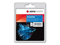 AgfaPhoto - foto-svart - kompatibel - bläckpatron (alternativ för: HP 364, HP CB317EE) APHP364PB