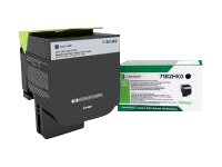 Lexmark X417 - Lång livslängd - svart - original - tonerkassett - LCCP, LRP 71B2HK0