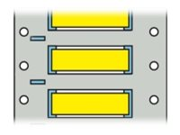 Brady PermaSleeve Wire Marking B-342 - fodral - matt - 5000 stk - 8.5 x 25.4 mm PS-187-2-YL-2-PERF