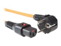 MicroConnect PowerCord - strömkabel - IEC 60320 C13 till CEE 7/7 - 2 m PE010418LOCKO