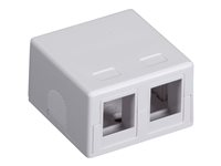 Black Box Value Line Surface Mount Housing Port - chassi med modulär insättning SMH-2