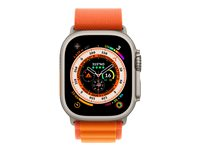 Apple Watch Ultra - titan - Ja smart klocka med Alpine Loop - orange - 32 GB MNHH3WB/A