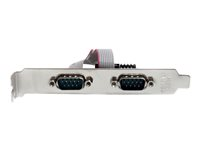 StarTech.com Motherboard Serial Port - Internal - 2 Port - Bus Powered - FTDI USB to Serial Adapter - USB to RS232 Adapter (ICUSB232INT2) - seriell adapter - USB - RS-232 x 2 ICUSB232INT2