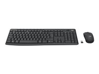 Logitech MK370 Combo for Business - sats med tangentbord och mus - QWERTY - brittisk - grafit Inmatningsenhet 920-012073