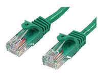 StarTech.com Cat5e patchkabel med hakfria RJ45-kontakter – 3 m, grön - patch-kabel - 3 m - grön 45PAT3MGN