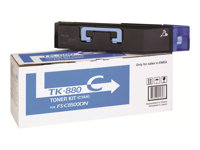 Kyocera TK 880C - cyan - original - tonerkassett 1T02KACNL0
