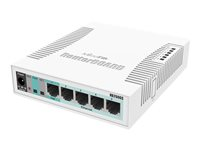 MikroTik RB260GS - switch - 6 portar - Administrerad CSS106-5G-1S