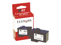 Lexmark Cartridge No. 82 - svart - original - bläckpatron 18L0032E