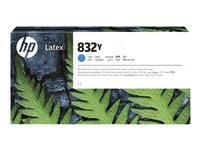 HP 832Y - cyan - original - Latex - bläckpatron 4UV06A