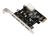 MicroConnect - USB-adapter - PCIe 2.0 - USB 3.0 x 4 MC-USB3.0-T4B
