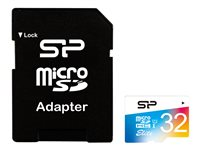 SILICON POWER Elite - flash-minneskort - 32 GB - microSDHC UHS-I SP032GBSTHBU1V20SP