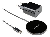 Intenso MB1 trådlös laddningsplatta - magnetisk - + växelströmsadapter - 15 Watt 7410710