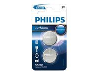 Philips Minicells CR2025P2 batteri - 2 x CR2025 - Li CR2025P2/01B