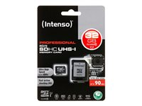 Intenso - flash-minneskort - 32 GB - microSDHC UHS-I 3433480