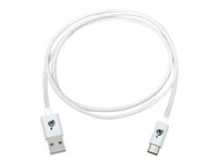 IOGEAR Charge & Sync Flip Pro - USB typ C-kabel - USB typ A till 24 pin USB-C - 1 m G2LU3CAM01-WT