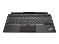 Lenovo ThinkPad X1 Tablet Thin Keyboard - tangentbord - med ClickPad, Trackpoint - QWERTY - amerikansk - midnattssvart 4X30L07457