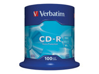Verbatim - CD-R x 100 - 700 MB - lagringsmedier 43411