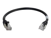 C2G Cat6a Booted Shielded (STP) Network Patch Cable - patch-kabel - 2 m - svart 89917