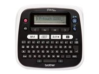 Brother P-Touch PT-D200BWVP - etikettskrivare - svartvit - termisk överföring PTD200BWVPG1