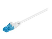 MicroConnect nätverkskabel - 1 m - vit UTP6A01W