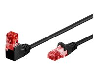 MicroConnect nätverkskabel - 25 cm - svart UTP60025BA