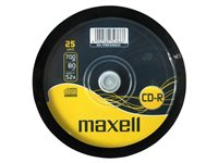 Maxell - CD-R x 25 - 700 MB - lagringsmedier 628522