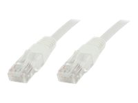 MicroConnect nätverkskabel - 0.3 m - vit UTP6003W