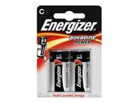 Energizer Alkaline Power batteri - 2 x C - alkaliskt 7638900297324
