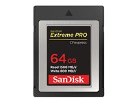 SanDisk Extreme Pro - flash-minneskort - 64 GB - CFexpress SDCFE-064G-GN4NN