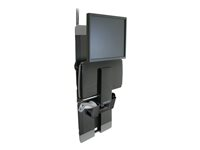 Ergotron StyleView monteringssats - för LCD-skärm/tangentbord/mus - patientrum - svart 60-609-195