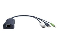 Adder CATx DisplayPort CAM - video/ljud/USB-förlängare CATX-DP-USBA