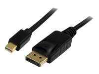 StarTech.com 3 m Mini DisplayPort till DisplayPort 1.2-kabeladapter M/M - DisplayPort 4k - DisplayPort-kabel - 3 m MDP2DPMM3M