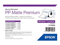 Epson Premium - matrisskurna etiketter - matt - 1036 etikett (er) - 105 x 210 mm 7113424