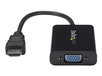 StarTech.com HDMI till VGA-videoadapter med audio för stationär/bärbar dator/Ultrabook - 1920x1080 - videokort - HDMI/VGA/ljud - 25 cm HD2VGAA2