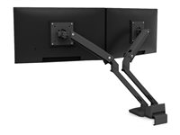 Ergotron MXV Desk Dual Monitor Arm with Top Mount C-Clamp monteringssats - för 2 monitorer - mattsvart 45-530-224