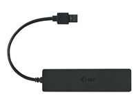 i-Tec USB 3.0 Slim Passive HUB - hubb - 4 portar U3HUB404