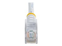 StarTech.com Cat5e patchkabel med hakfria RJ45-kontakter – 2 m, vit - patch-kabel - 2 m - vit 45PAT2MWH