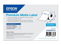 Epson Premium - löpande etiketter - matt - 8 rulle (rullar) - Rulle (10,2 cm x 60 m) C33S045741